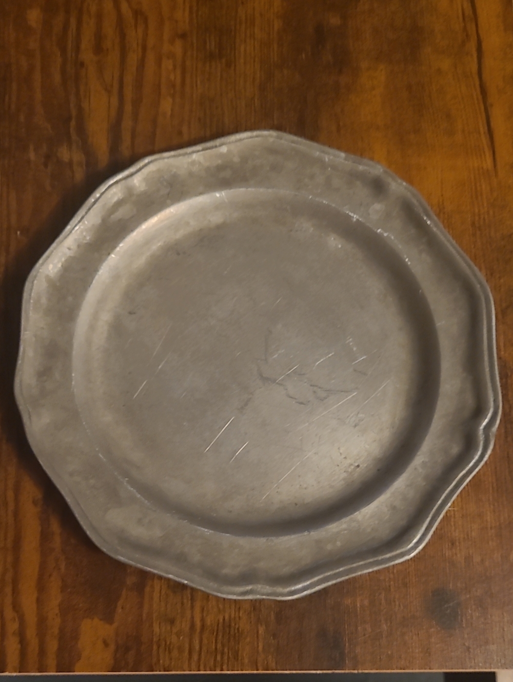 Vintage Silver Serving Plate